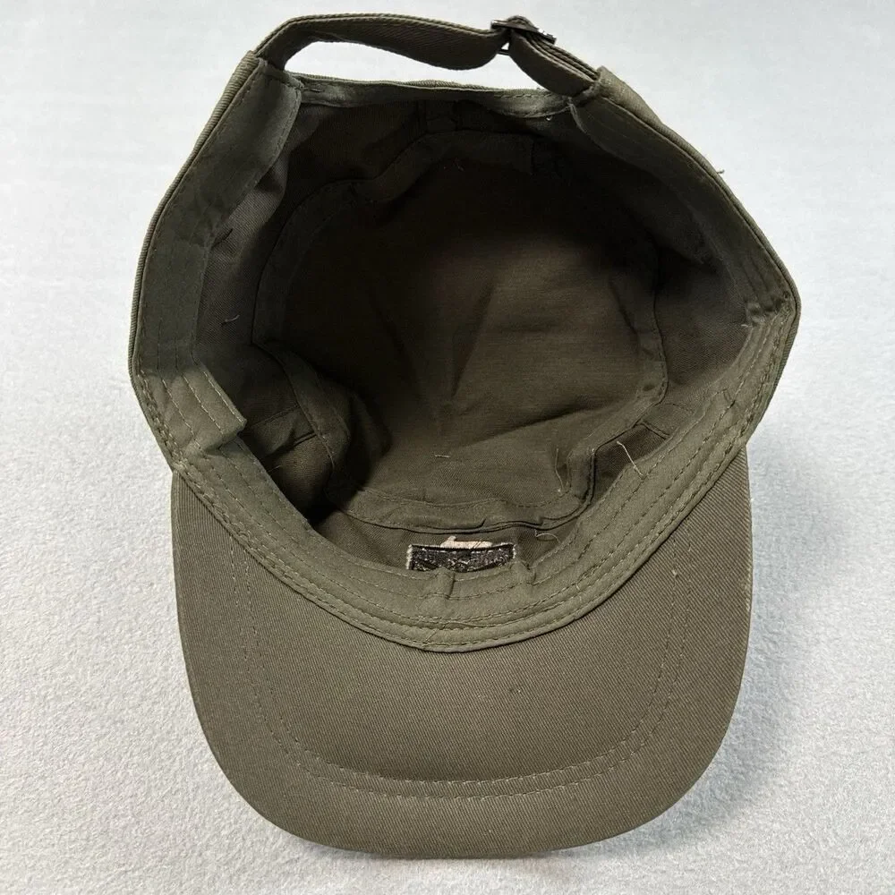 Military Style Patrol Cap Air Force Rank Patch Olive Green Adjustable OSFM
